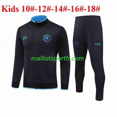 SSC Naples Enfant Ensemble Vestes d'entrainement Bleu 2023/24